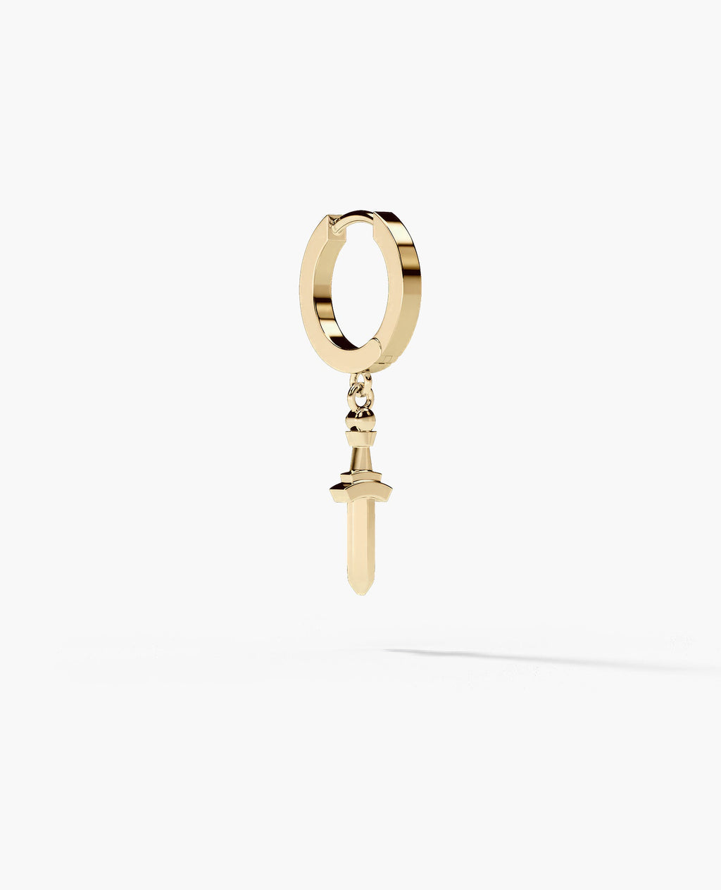 DANGLE Dagger Hoop Gold Earring