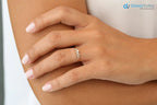 Diamond Cluster Ring Unique Diamond Stackable Engagement Ring - DisneyValley