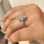 Marquise Diamond Ring in Muse Style