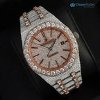 Diamond Audemars Piguet Royal Oak 41mm - 2 Tone Rose Gold - Big Diamonds