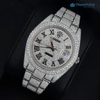 Diamond Rolex Datejust Oyster 41mm - Stainless Steel - Roman Dial