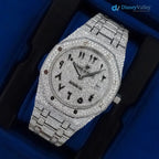 Diamond Audemars Piguet Royal Oak 41mm - Stainless Steel - Arabic Dial