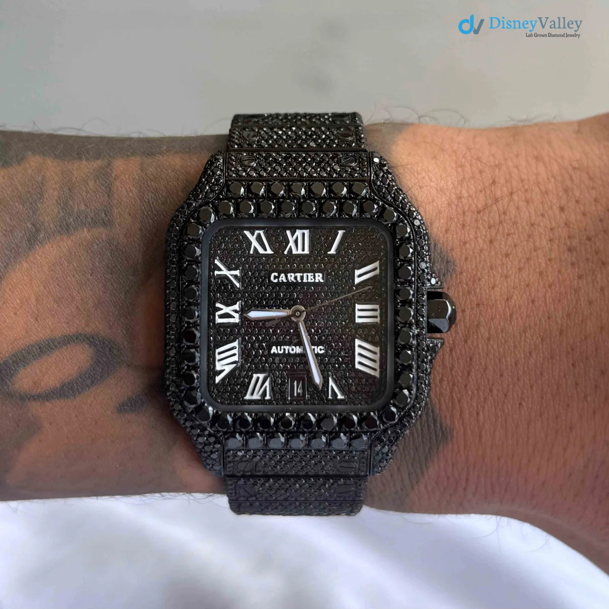 Diamond Audemars Piguet Royal Oak 41mm - Stainless Steel - Arabic Dial (Copy)