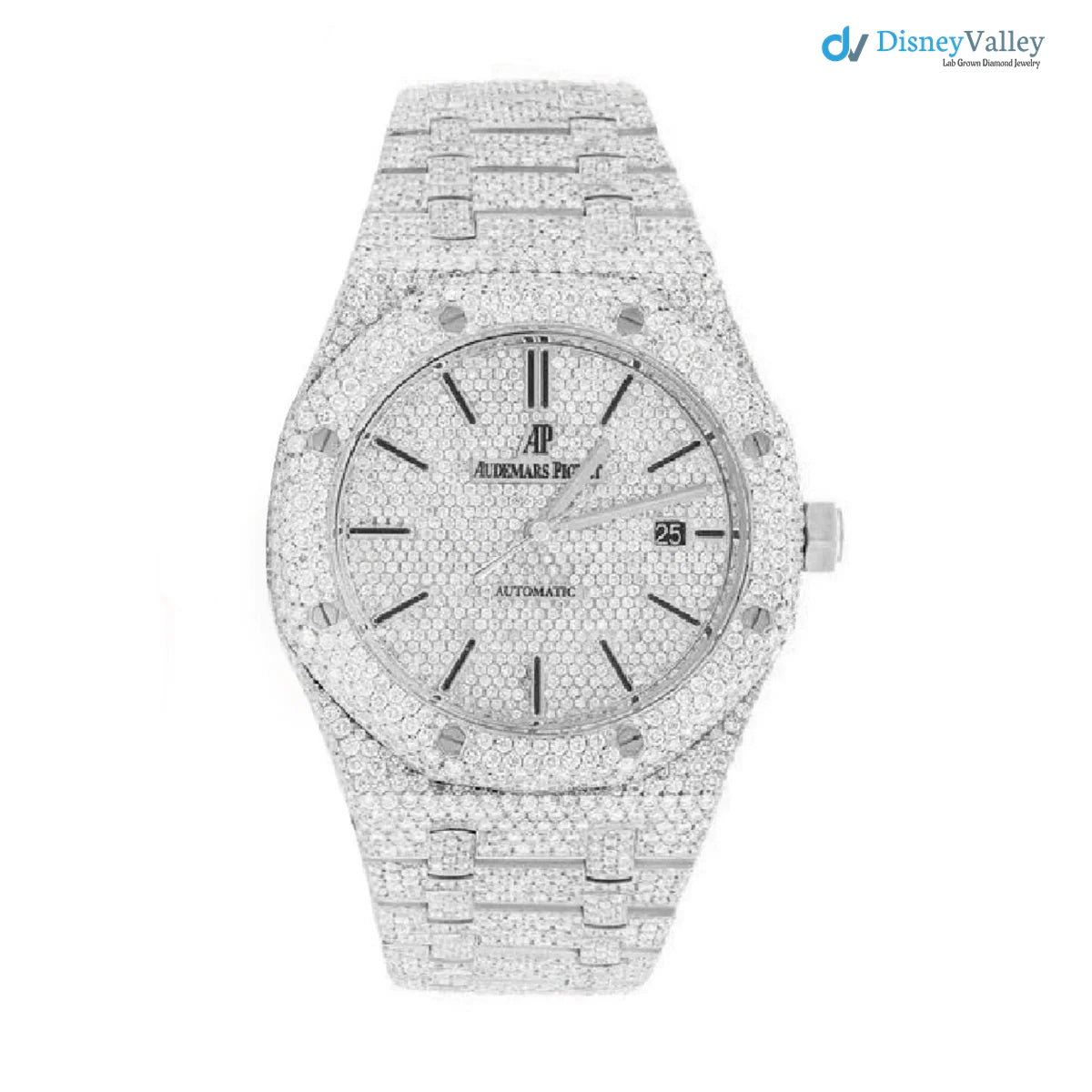 Diamond Audemars Piguet Royal Oak 41mm - Stainless Steel - Index Dial