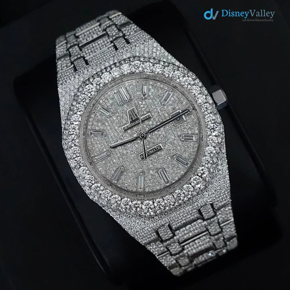 Diamond Audemars Piguet Royal Oak 41mm - Stainless Steel - Diamond Dial - Automatic
