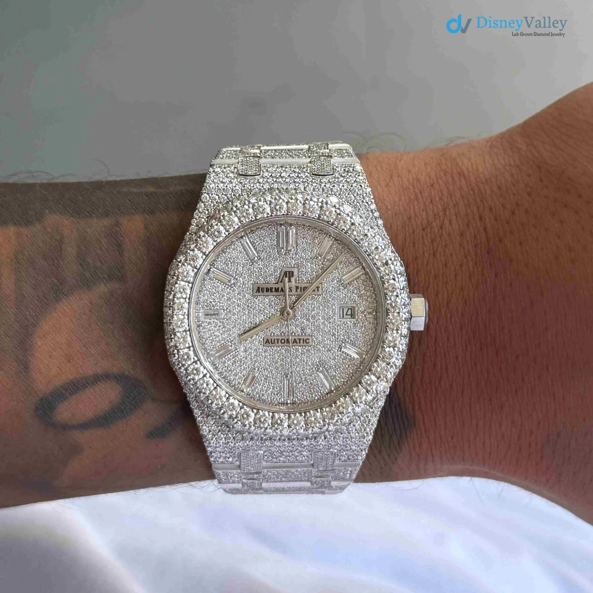 Diamond Audemars Piguet Royal Oak 41mm - Stainless Steel - Diamond Dial - Automatic