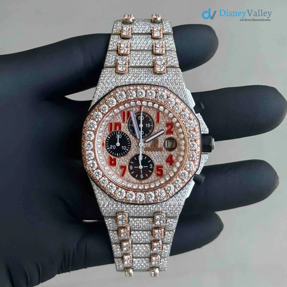 Diamond Audemars Piguet Royal Oak Offshore Chronograph 42mm - 2 Tone Rose Gold Image principale du produit