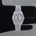 Diamond Rolex Datejust Jubilee 41mm - Stainless Steel - Arabic Dial
