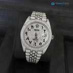 Diamond Rolex Datejust Jubilee 41mm - Stainless Steel - Arabic Dial