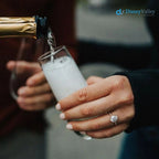 Oval Moissanite Pave Setting Engagement Ring