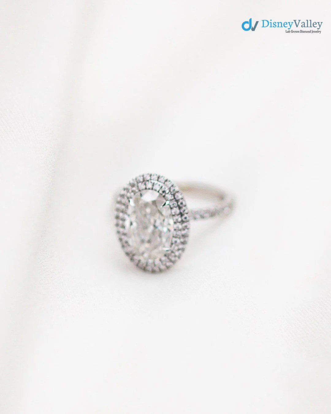 Radiant Solitaire Hidden Halo Moissanite Engagement Ring (Copy)