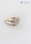 3 CT Oval Cut certified lab grown Engagement Ring Trilogy Wedding Ring - DisneyValley