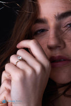 Round Brilliant Cut 1.50ct Lab-Grown Diamond Twisted Engagement Ring - DisneyValley