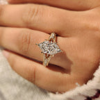 Art Deco Dutch Marquise Engagement Ring in Vintage Style