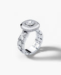 LA PAZ Cushion Cut Diamond Gold Engagement Ring
