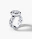 LA PAZ Oval Cut Diamond Gold Engagement Ring