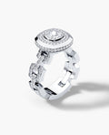 NORTHSTAR Cushion Cut Diamond Gold Engagement Ring