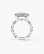 NORTHSTAR Cushion Cut Diamond Gold Engagement Ring