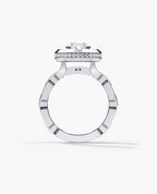 NORTHSTAR Round Cut Diamond Gold Engagement Ring
