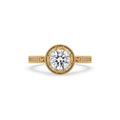 Vintage Diamond Ring In Art Deco Setting