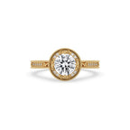 Vintage Diamond Ring In Art Deco Setting