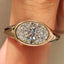 Solitaire Oval Diamond Ring in Bezel Setting