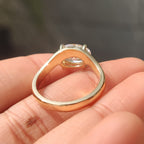 Solitaire Oval Cut Diamond Ring in East to West Setting
