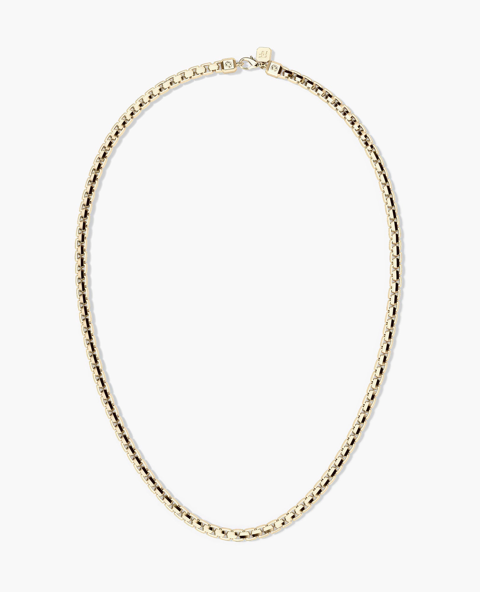 EDGE BOX Gold Chain Necklace - 6mm
