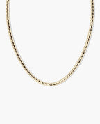EDGE BOX Gold Chain Necklace - 6mm