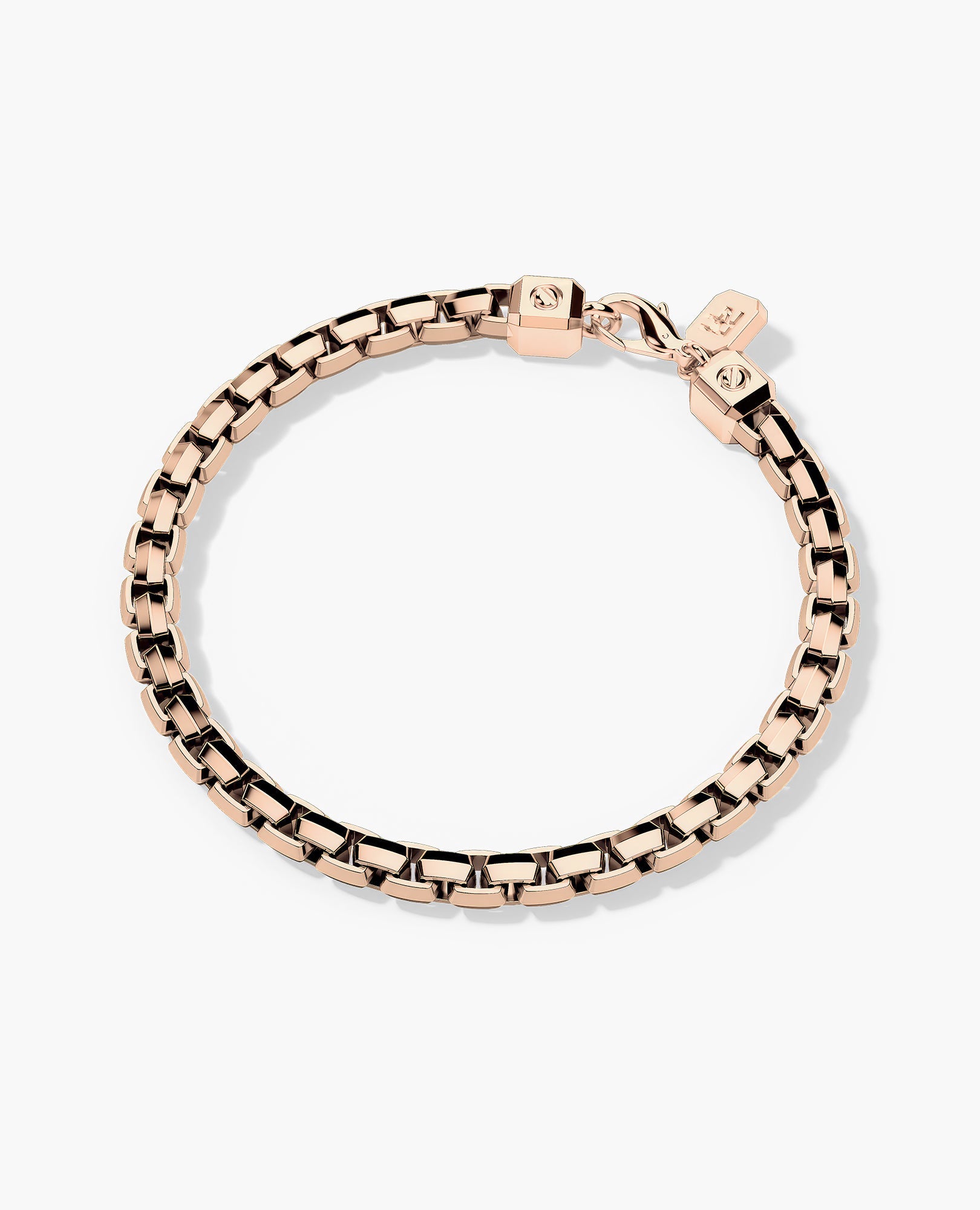 EDGE BOX Gold Bracelet - 6mm