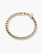 EDGE BOX Gold Bracelet - 6mm