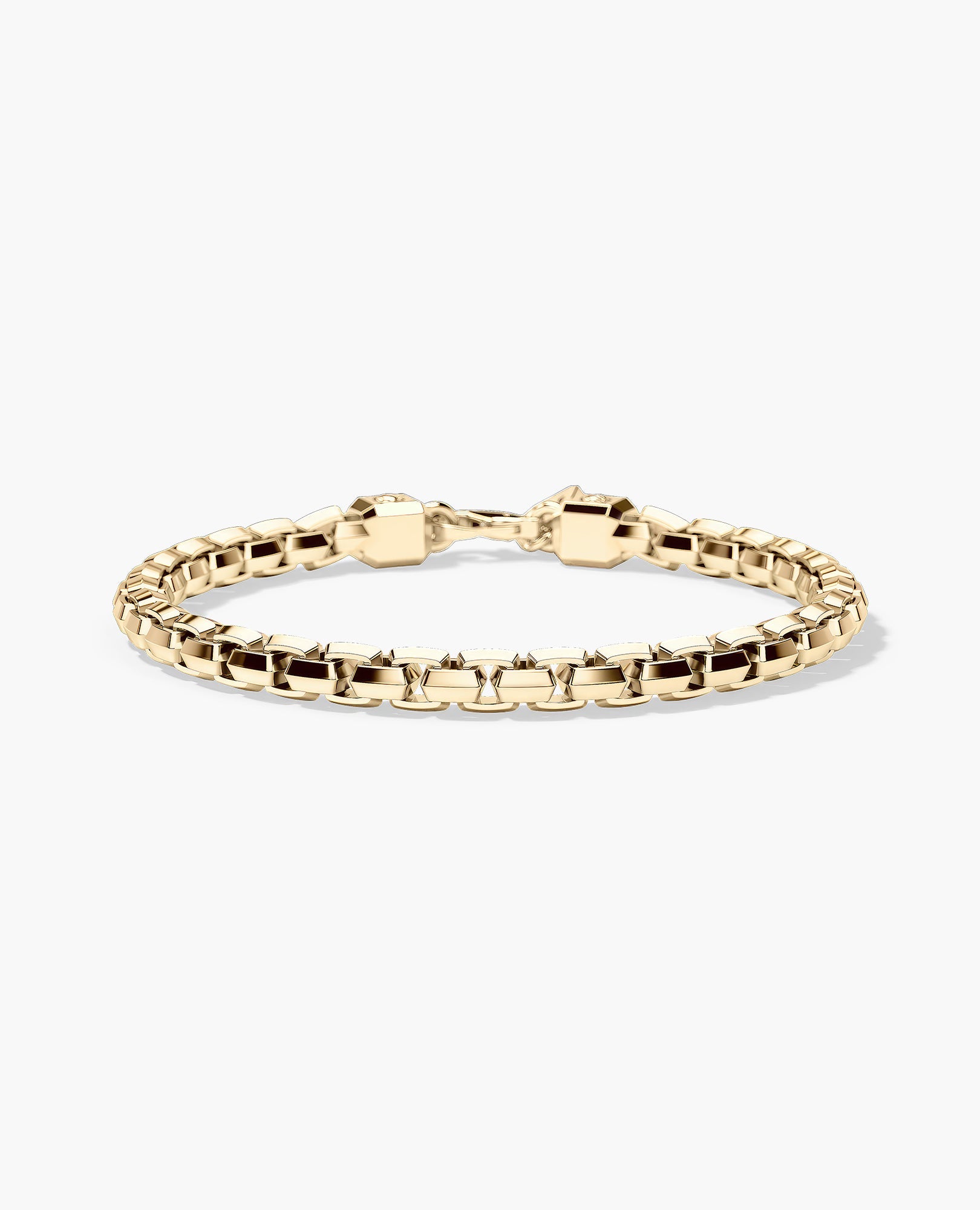 EDGE BOX Gold Bracelet - 6mm