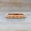 Elegant 14k Rose Gold Diamond Eternity Ring for Women DisneyValley