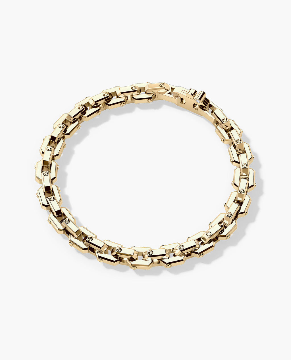 EMPIRE CHAIN Link Gold Bracelet - 6mm