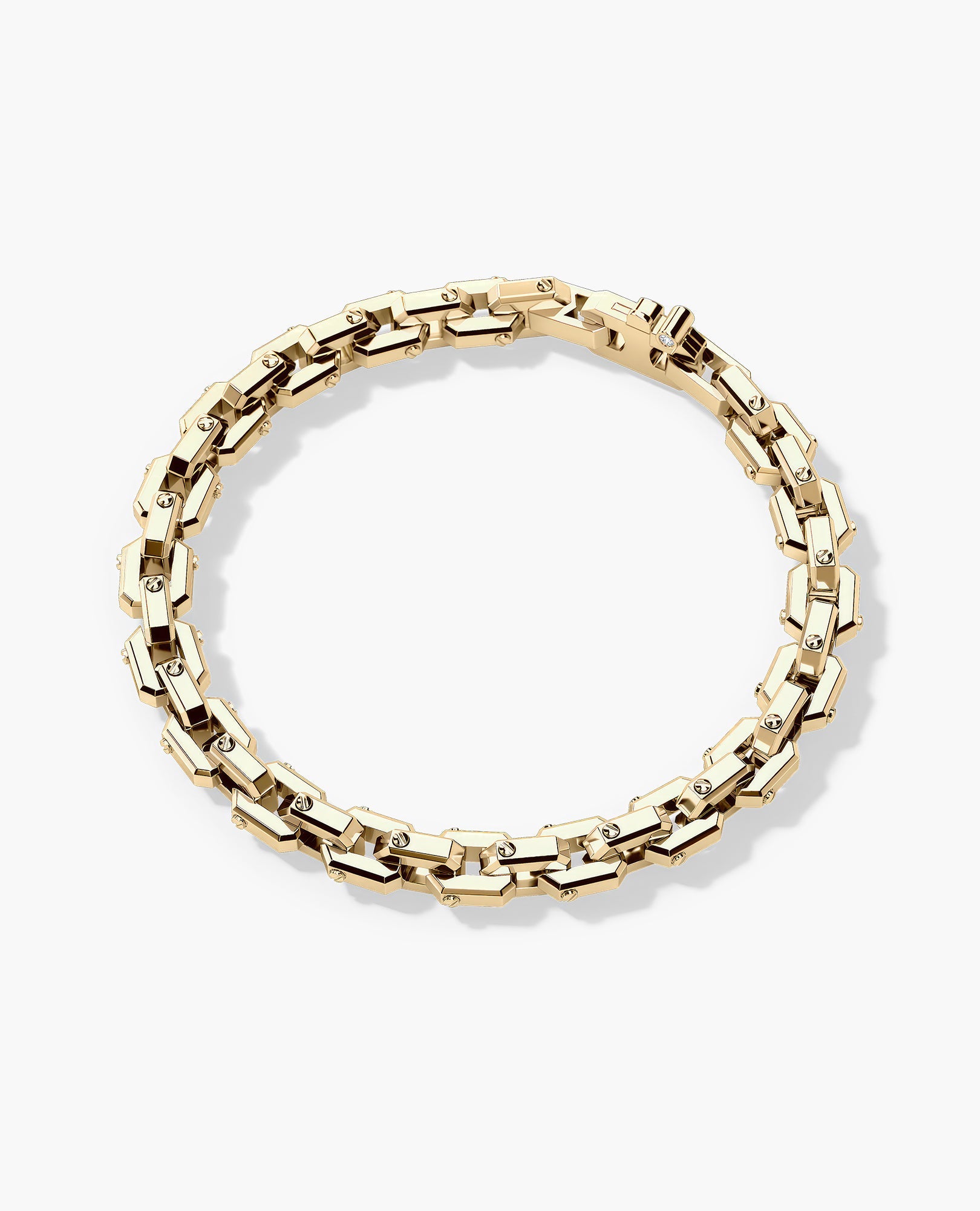 EMPIRE CHAIN Link Gold Bracelet - 6mm