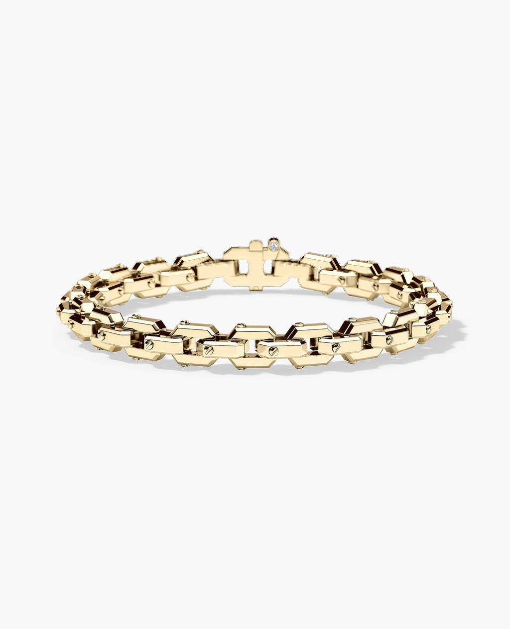 EMPIRE CHAIN Link Gold Bracelet - 6mm