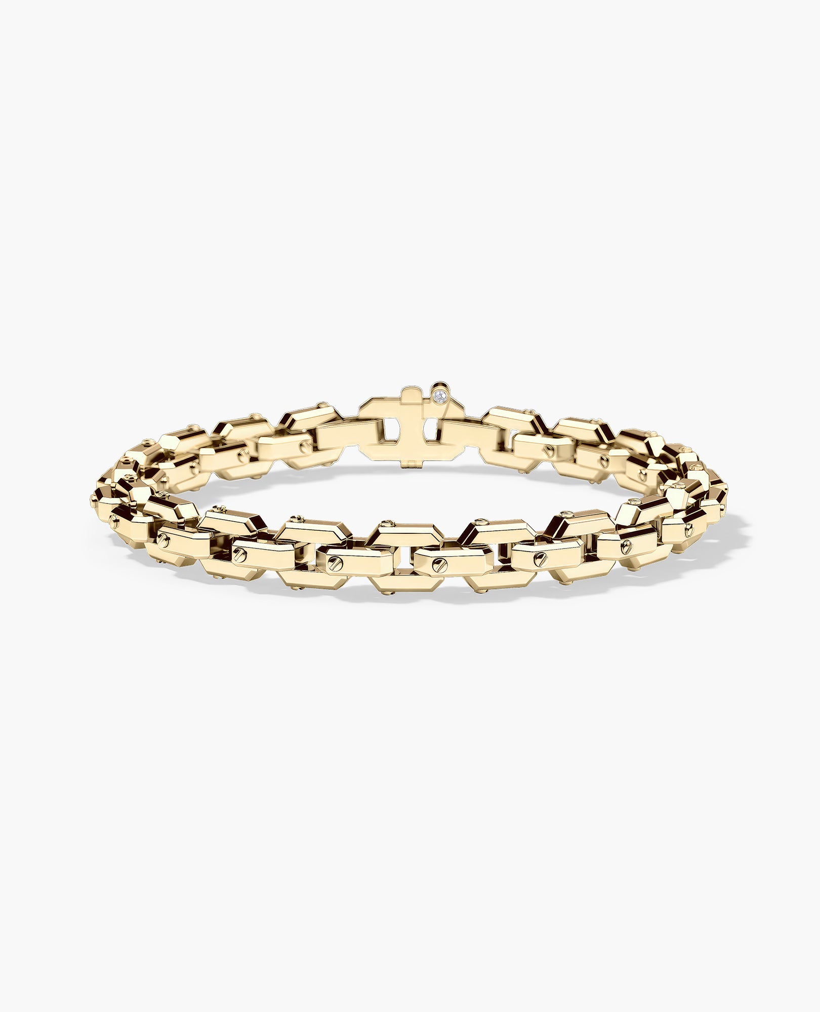 EMPIRE CHAIN Link Gold Bracelet - 6mm