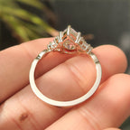 Pear Cut Diamond Ring in Muse Setting