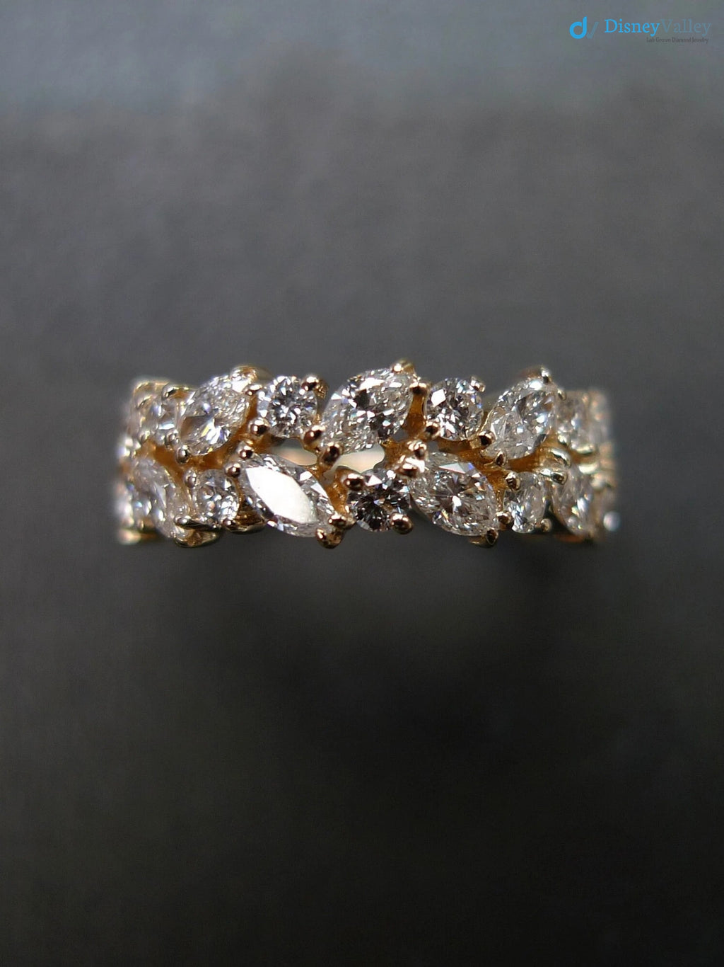Diamond Wedding Ring with Marquise Diamond Unique Jewelry, Marquise Cut Ring - DisneyValley 