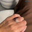 2.50 Carat Cushion Fancy Vivid Pink Lab Diamond 3 Stone Engagement Ring - DisneyValley 