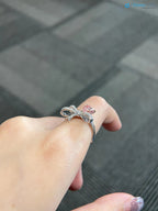 Heart Cut 1.17 Carat Fancy INTENSE PINK Lab grown diamond IGI Certificate Ring - DisneyValley 