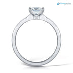 The Paris Ring Princess Lab Diamond Modern Engagement Solitaire Ring - DisneyValley 