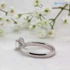 The Paris Ring Princess Lab Diamond Modern Engagement Solitaire Ring - DisneyValley 