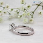 The Paris Ring Princess Lab Diamond Modern Engagement Solitaire Ring - DisneyValley 