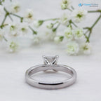 The Paris Ring Princess Lab Diamond Modern Engagement Solitaire Ring - DisneyValley 