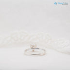 The Valentina Ring Heart Cut Lab Diamond Classic Engagement Solitaire Ring - DisneyValley 