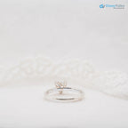 The Valentina Ring Heart Cut Lab Diamond Classic Engagement Solitaire Ring - DisneyValley 