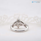 The Zelmera Ring 2.35ct D-E VVS1 Marquise Cut Shoulder Set Engagement Ring - DisneyValley 