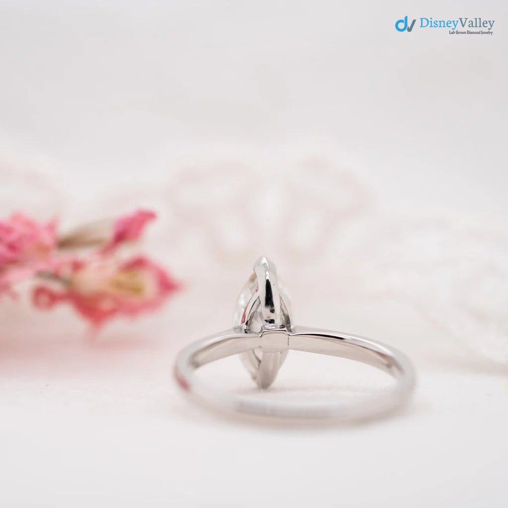 The Rosemont Ring 2.0ct D-E VVS1 Marquise Engagement Solitaire Ring - DisneyValley 