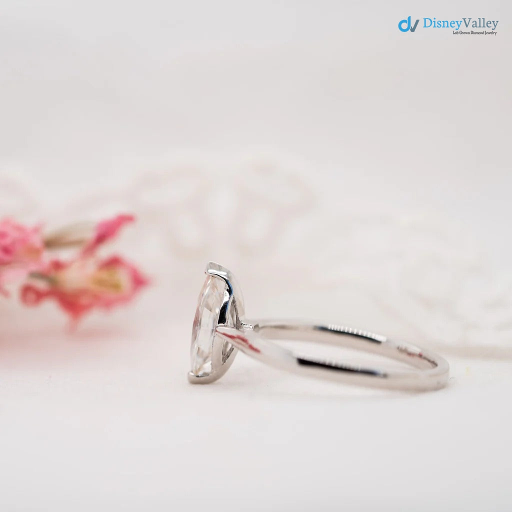 The Rosemont Ring 2.0ct D-E VVS1 Marquise Engagement Solitaire Ring - DisneyValley 